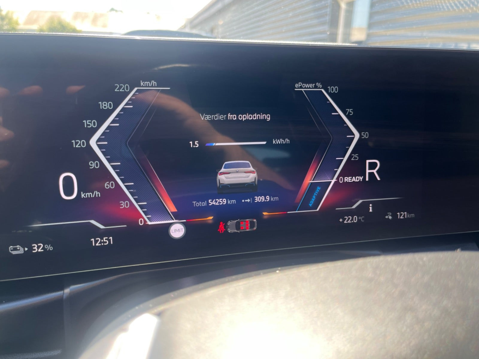 Hvid BMW i4 fra 2024