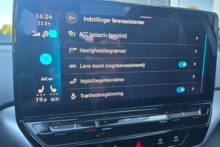 Blå VW ID.4 fra 2022