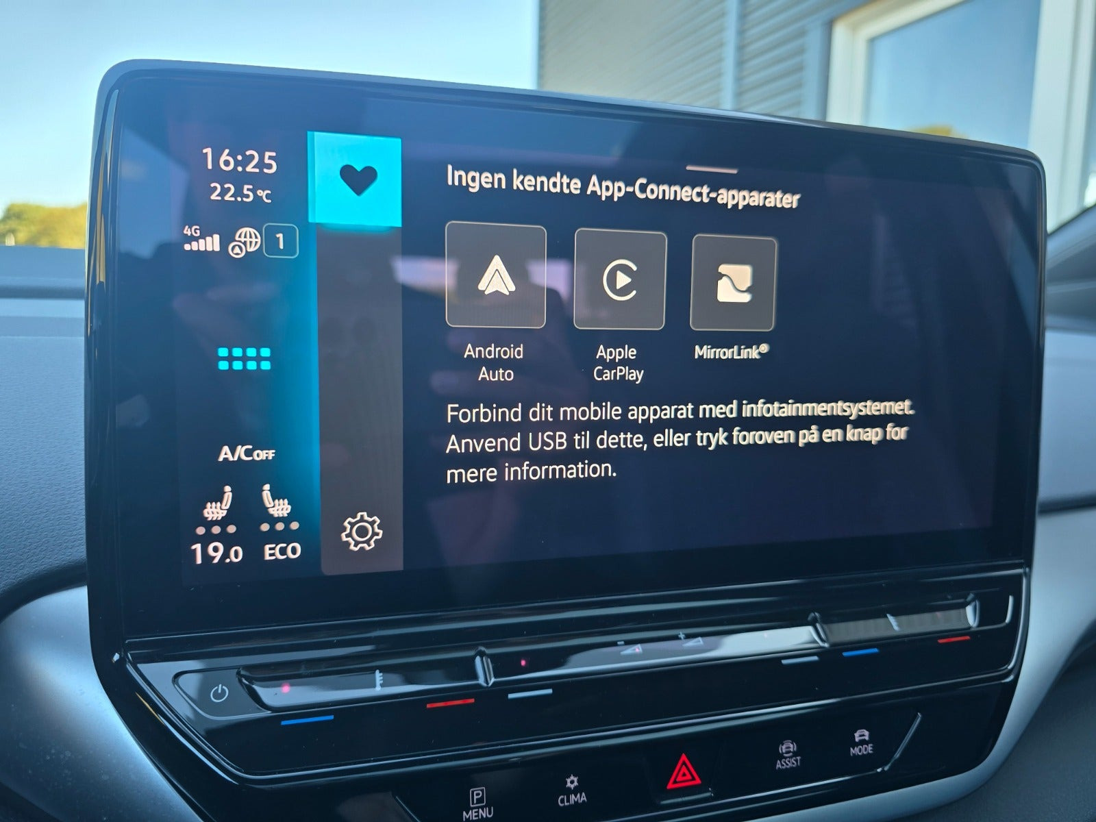Blå VW ID.4 fra 2022