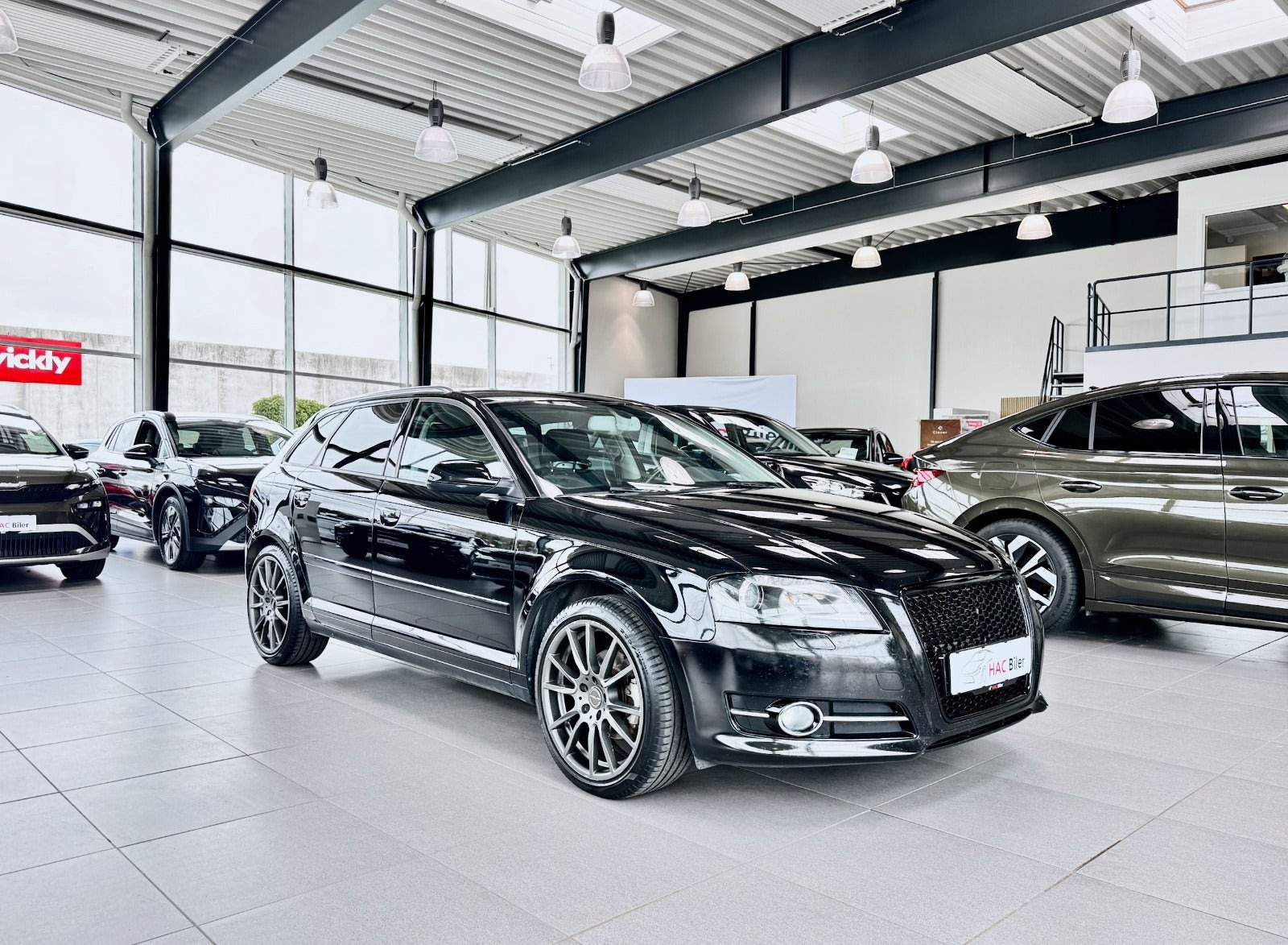 Gul Audi A3 fra 2012