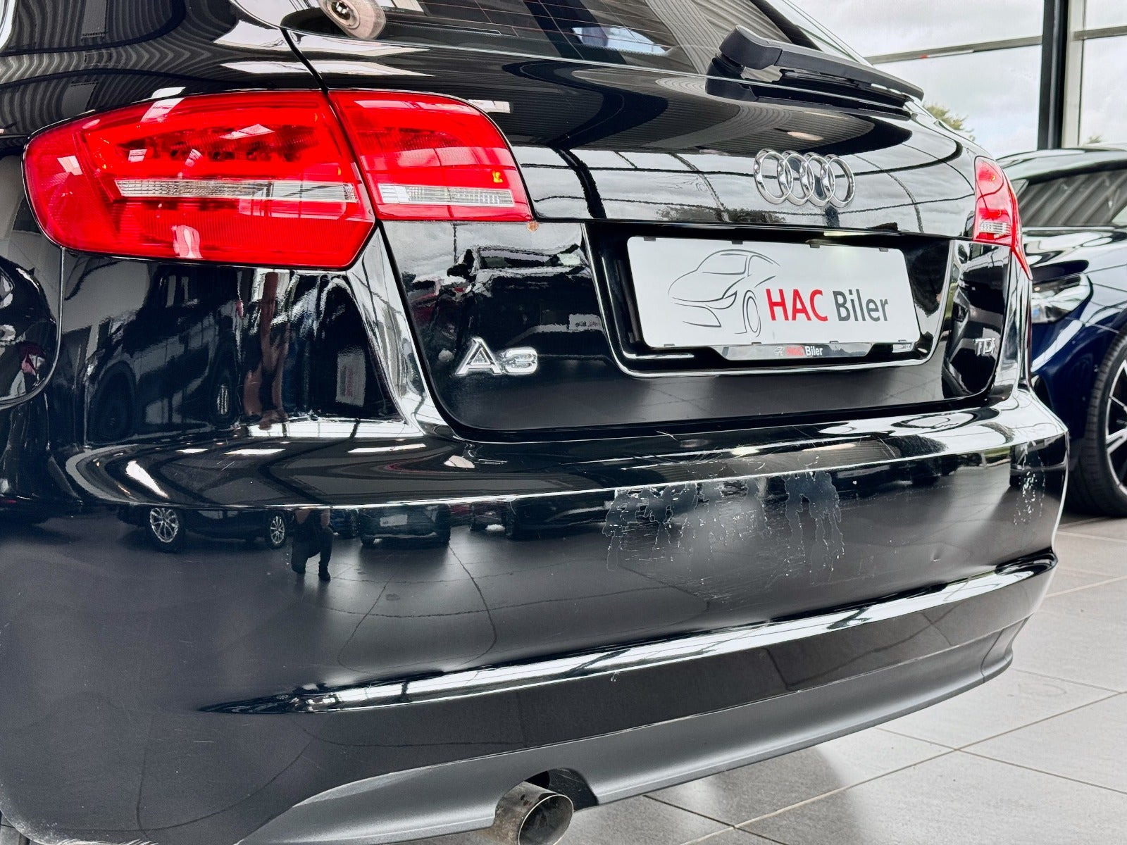 Gul Audi A3 fra 2012