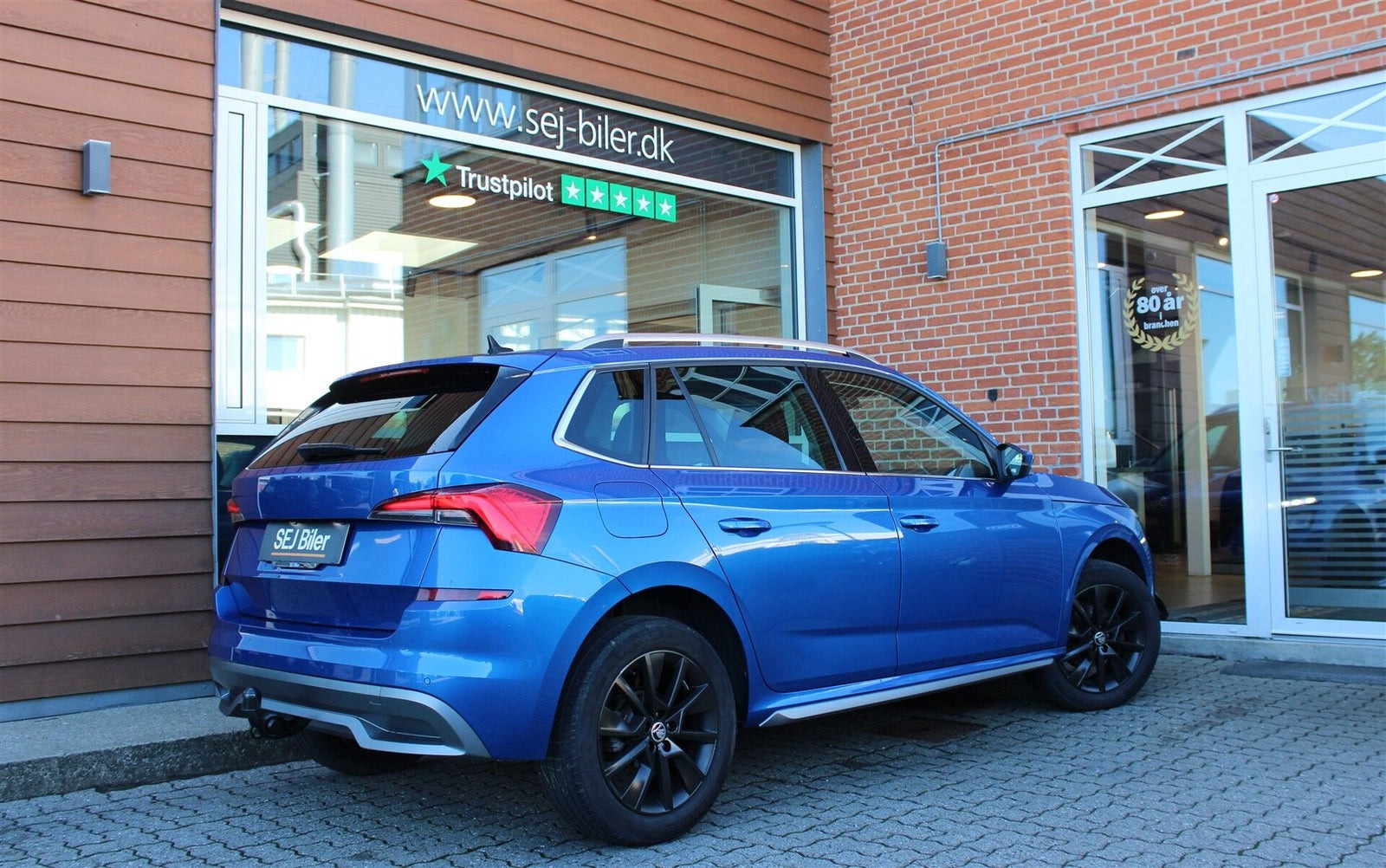 Blå Skoda Kamiq fra 2020