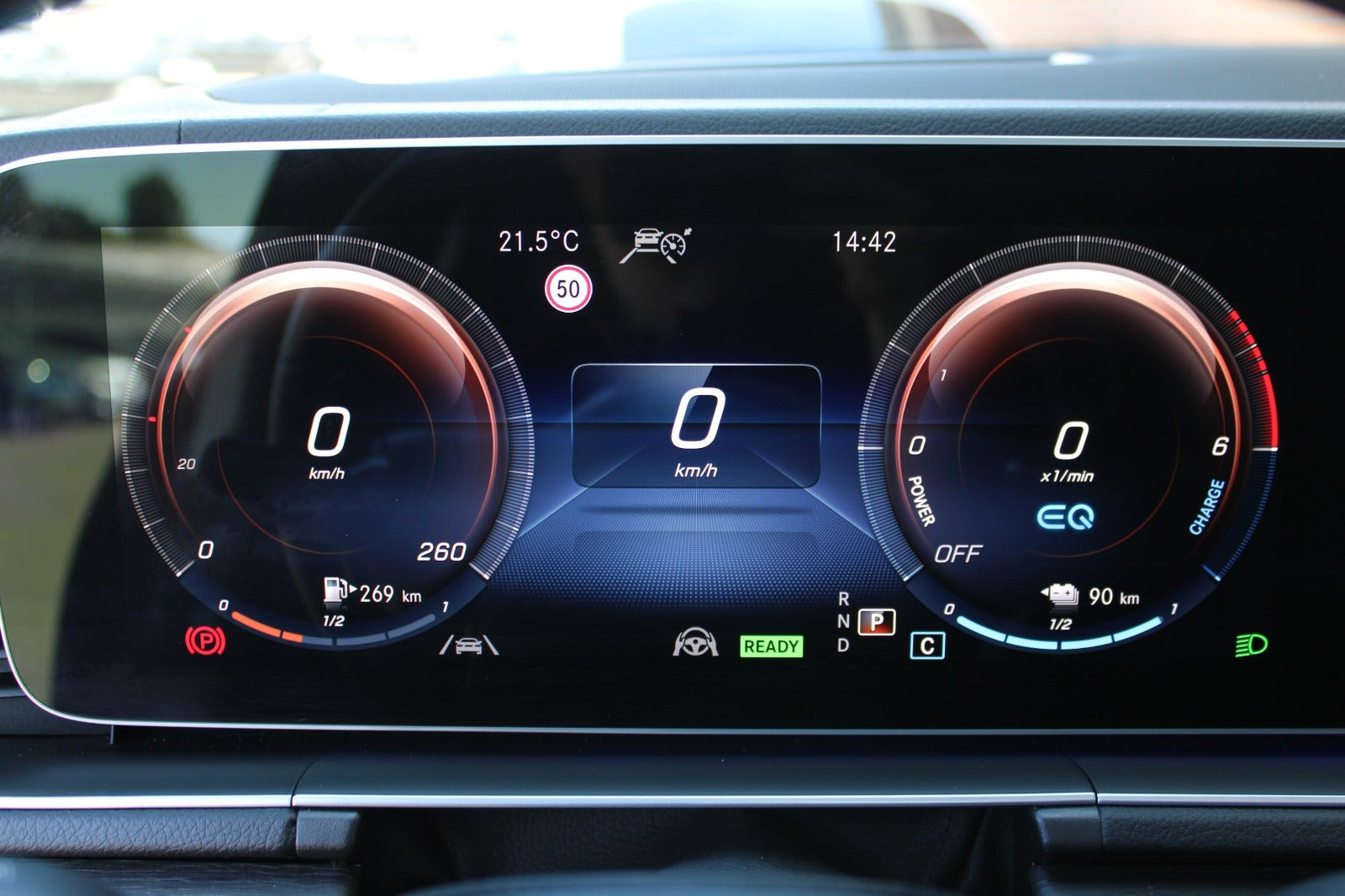 Sort Mercedes GLE350 de fra 2023