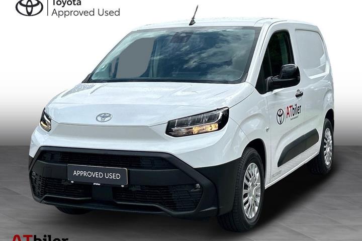 Hvid Toyota Proace City Electric fra 2025