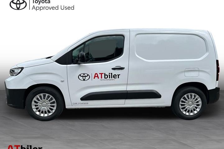 Hvid Toyota Proace City Electric fra 2025