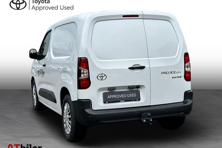 Hvid Toyota Proace City Electric fra 2025