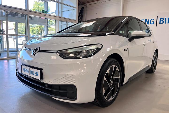 Hvid VW ID.3 fra 2021