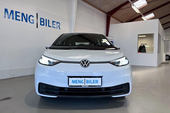 Hvid VW ID.3 fra 2021