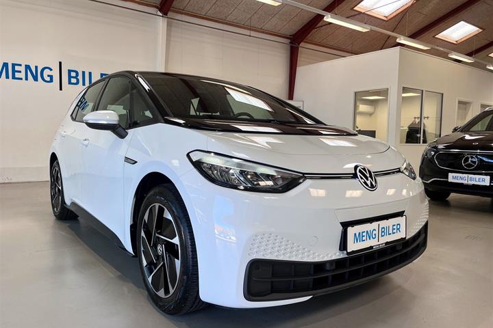 Hvid VW ID.3 fra 2021