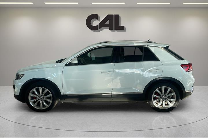 Hvid VW T-Roc fra 2018