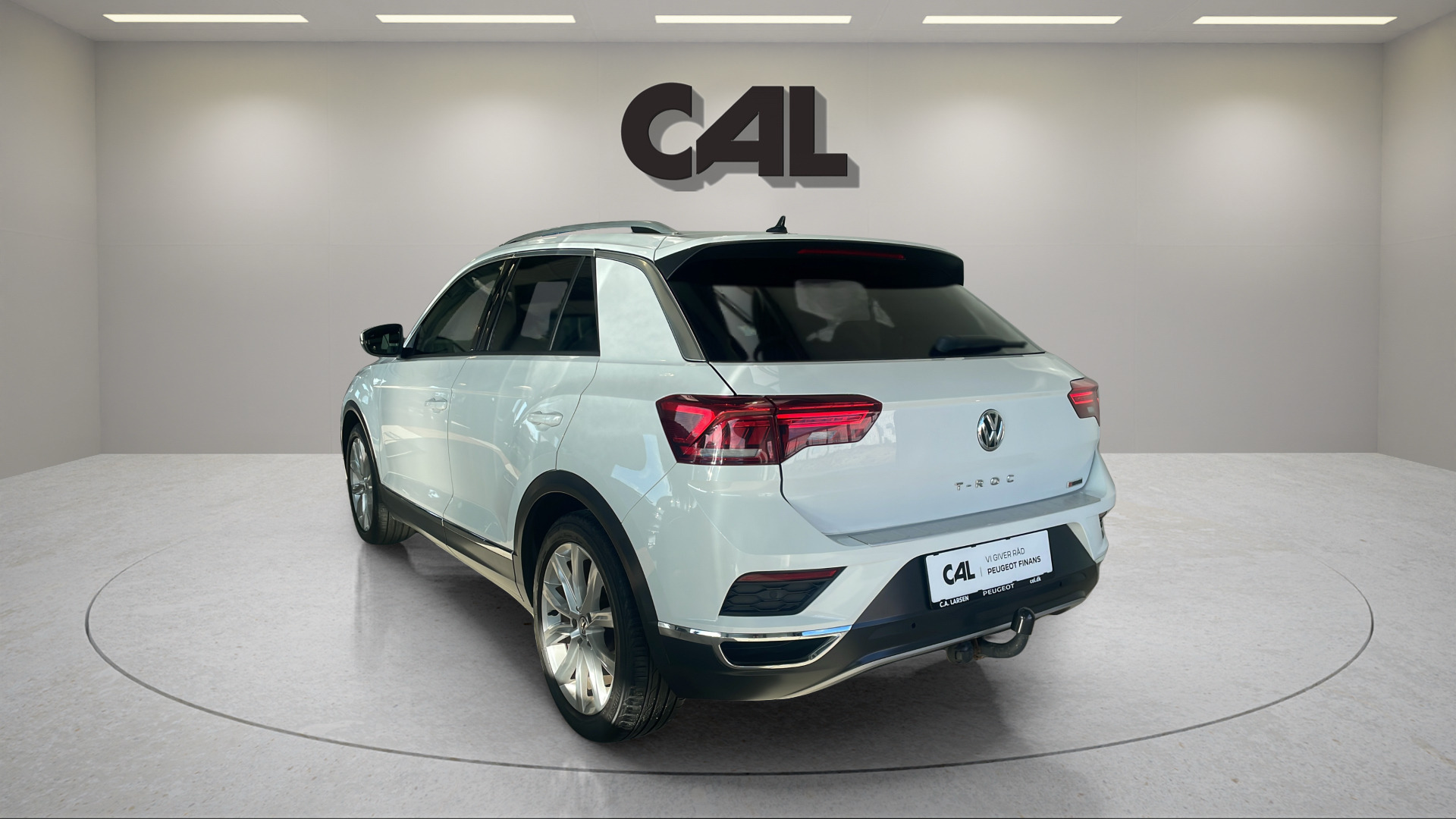 Hvid VW T-Roc fra 2018