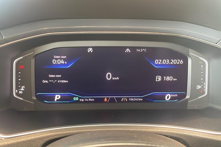 Hvid VW T-Roc fra 2018