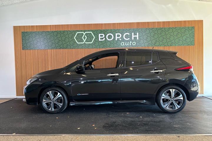 Sort Nissan Leaf fra 2018