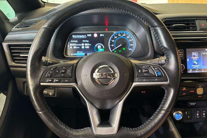 Sort Nissan Leaf fra 2018