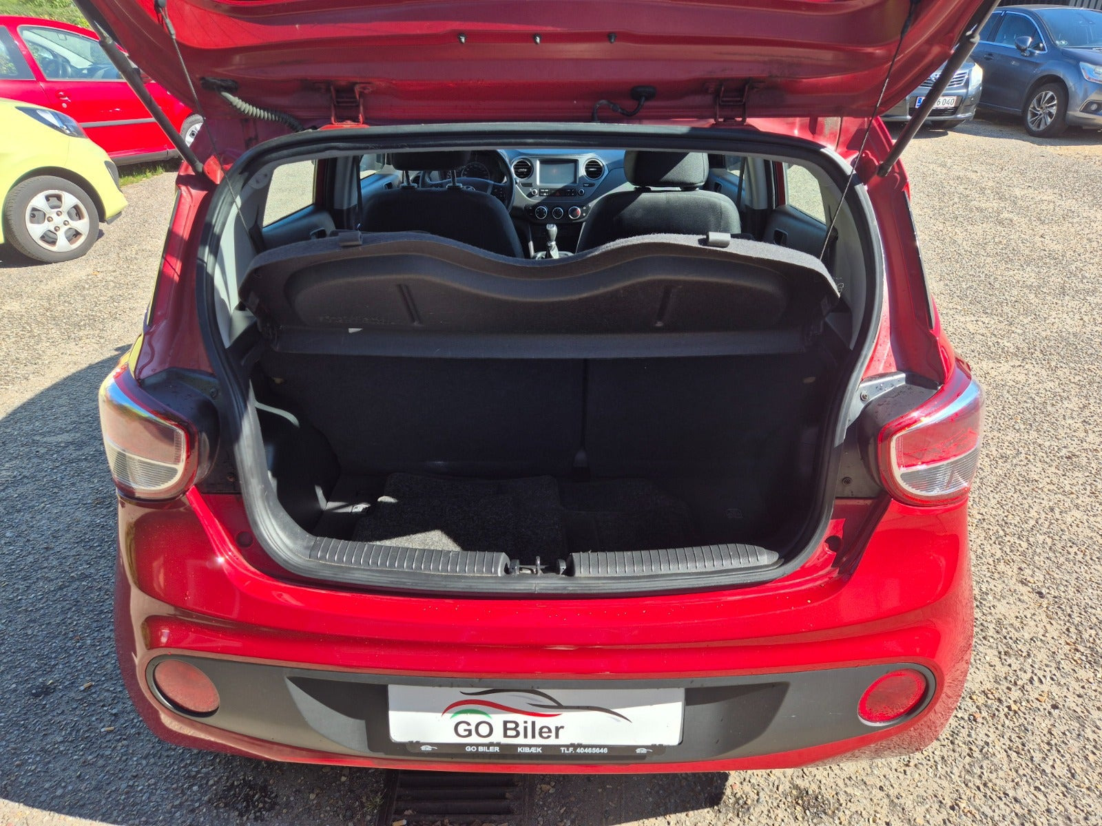 Grøn Hyundai i10 fra 2019