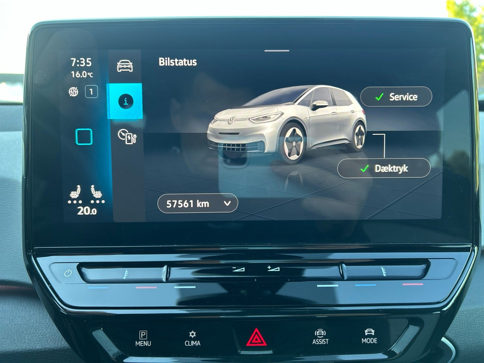 Grå VW ID.3 fra 2023