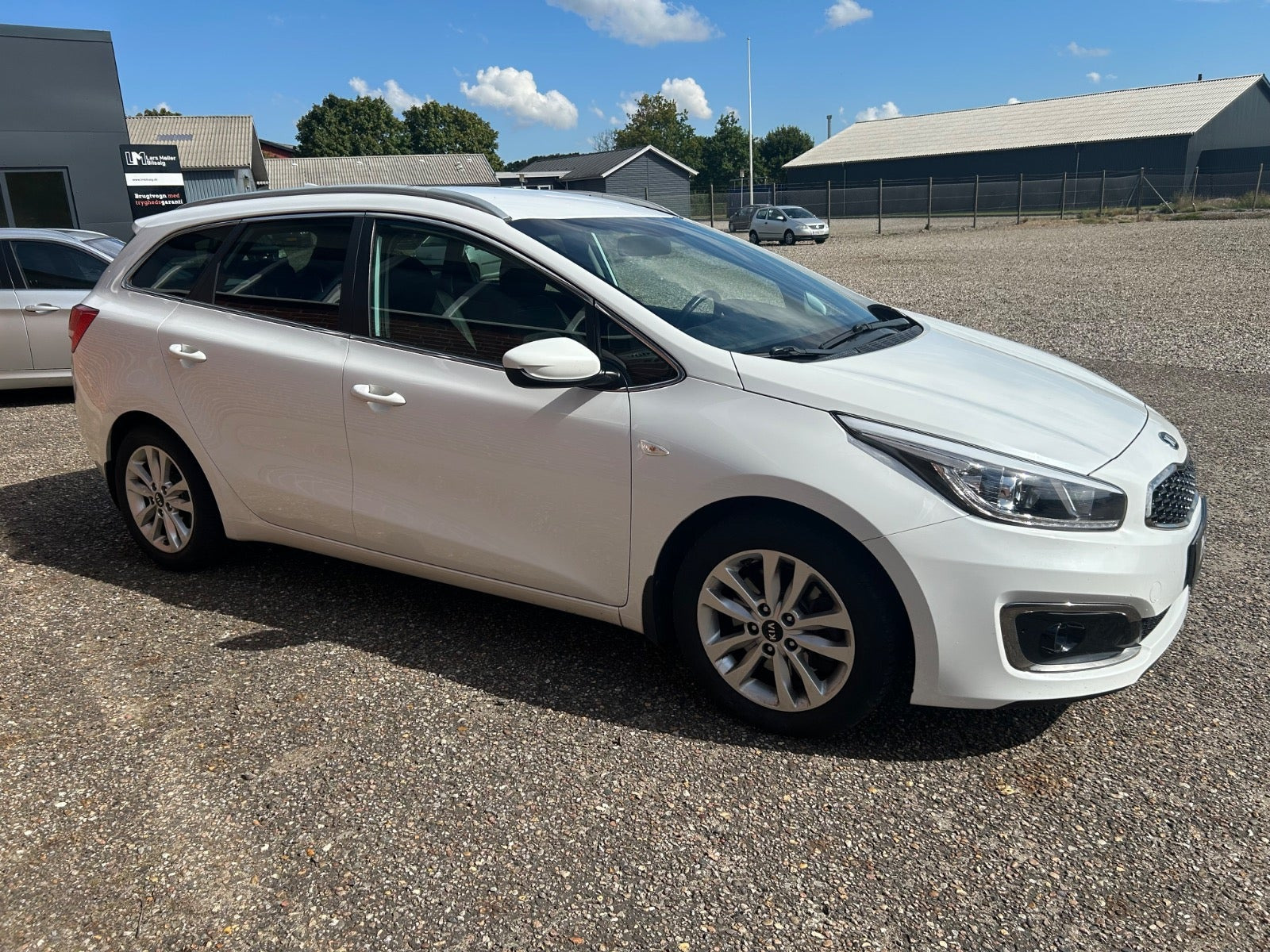 Hvid Kia Ceed fra 2017