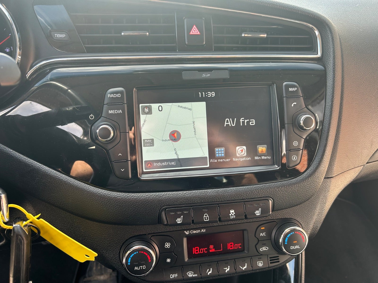 Hvid Kia Ceed fra 2017