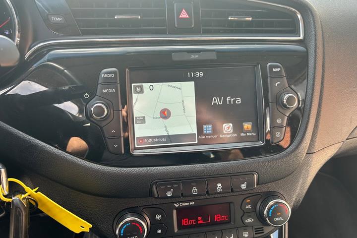 Hvid Kia Ceed fra 2017