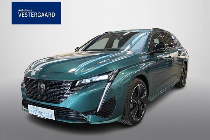 Blå Peugeot E-308 fra 2023