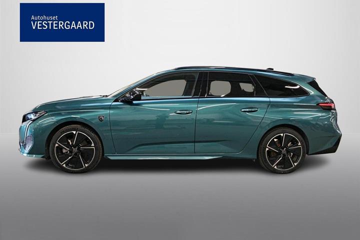 Blå Peugeot E-308 fra 2023
