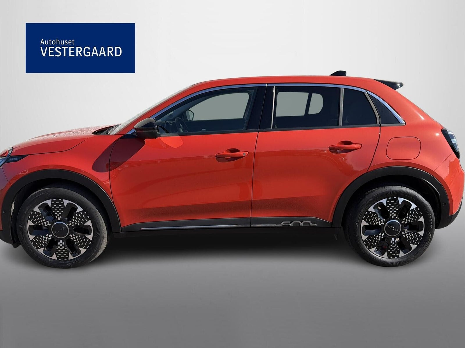 Orange Fiat 600e fra 2025