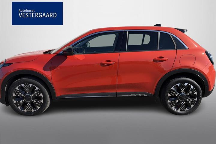 Orange Fiat 600e fra 2025