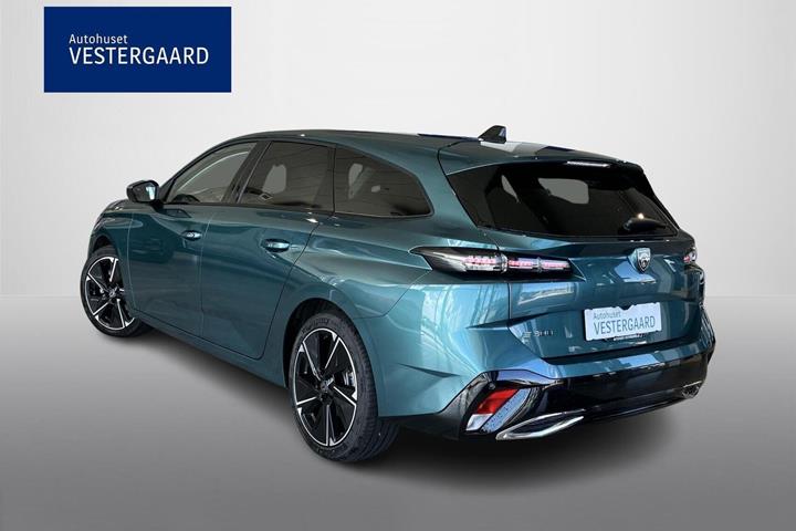 Grøn Peugeot E-308 fra 2024