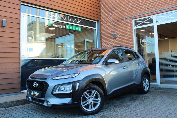 Grå Hyundai Kona fra 2020