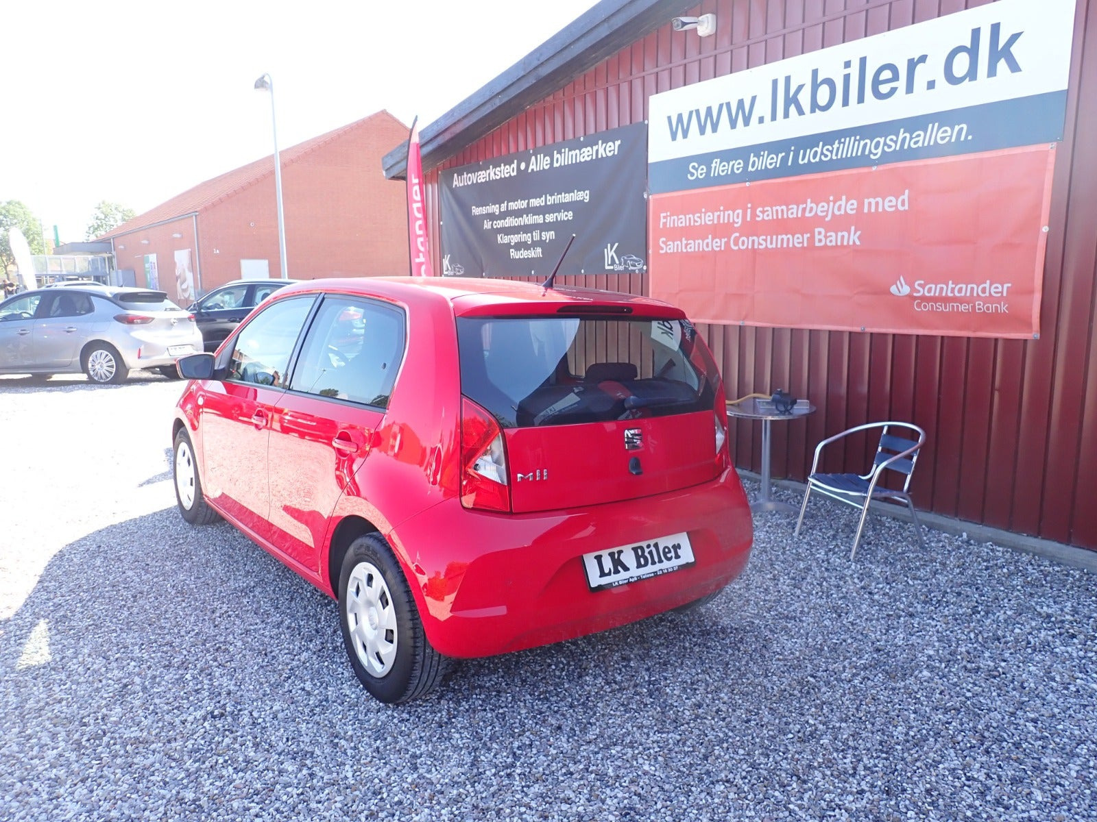 Rød Seat Mii fra 2019