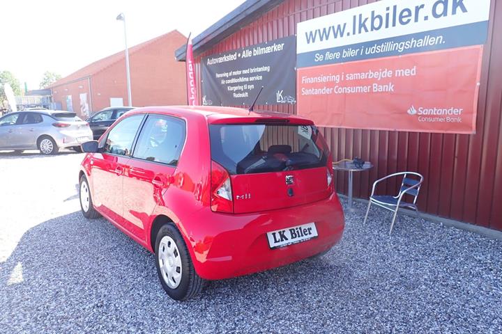 Rød Seat Mii fra 2019