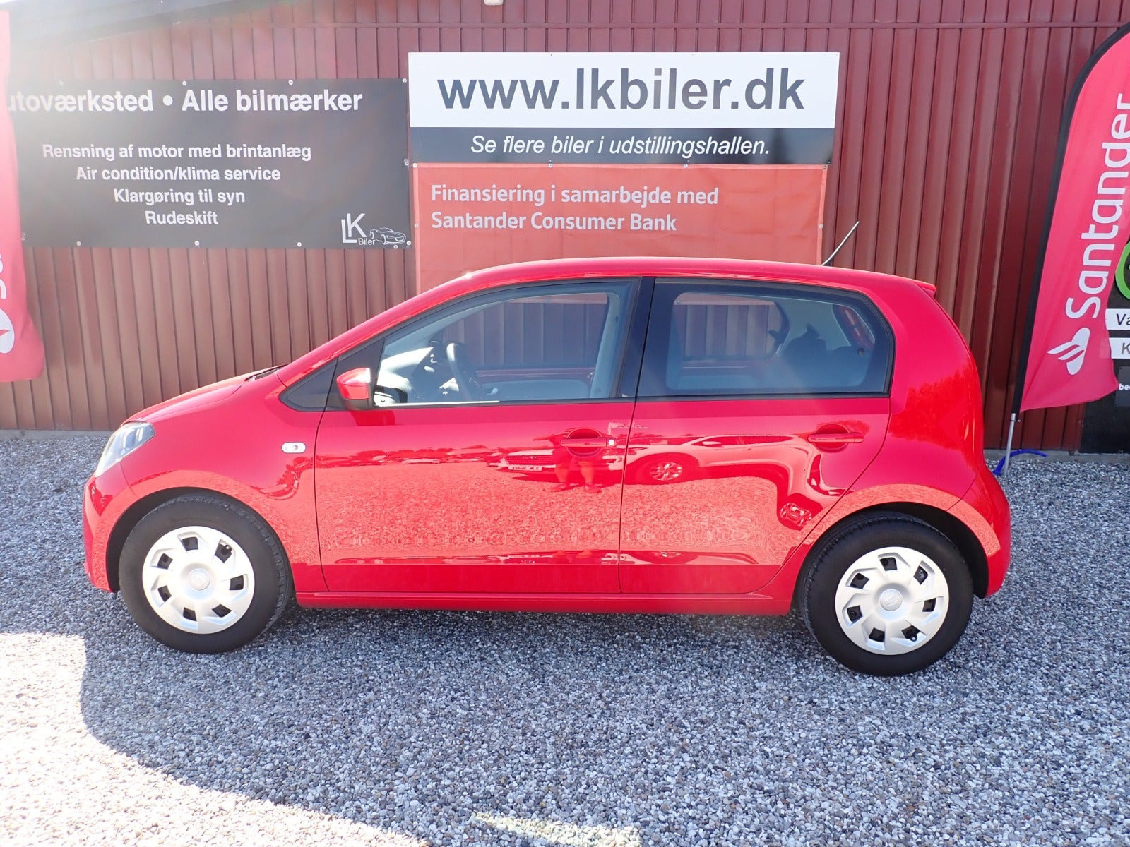 Rød Seat Mii fra 2019