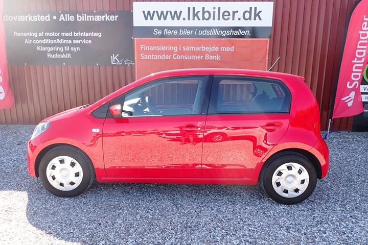 Rød Seat Mii fra 2019