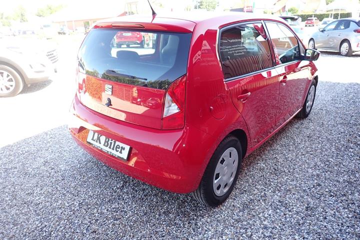Rød Seat Mii fra 2019