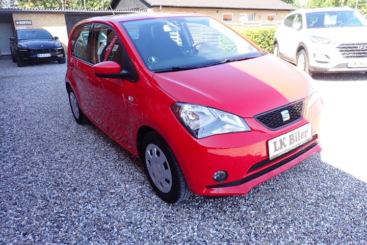 Rød Seat Mii fra 2019