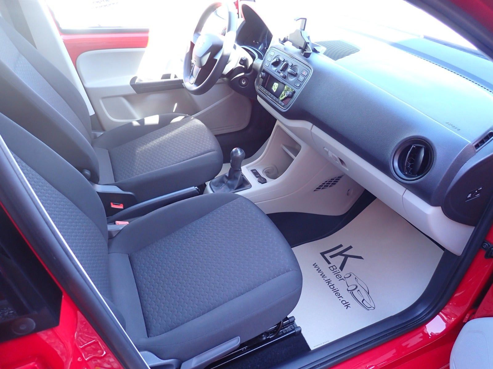 Rød Seat Mii fra 2019