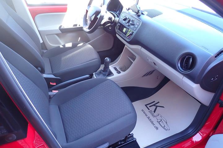 Rød Seat Mii fra 2019