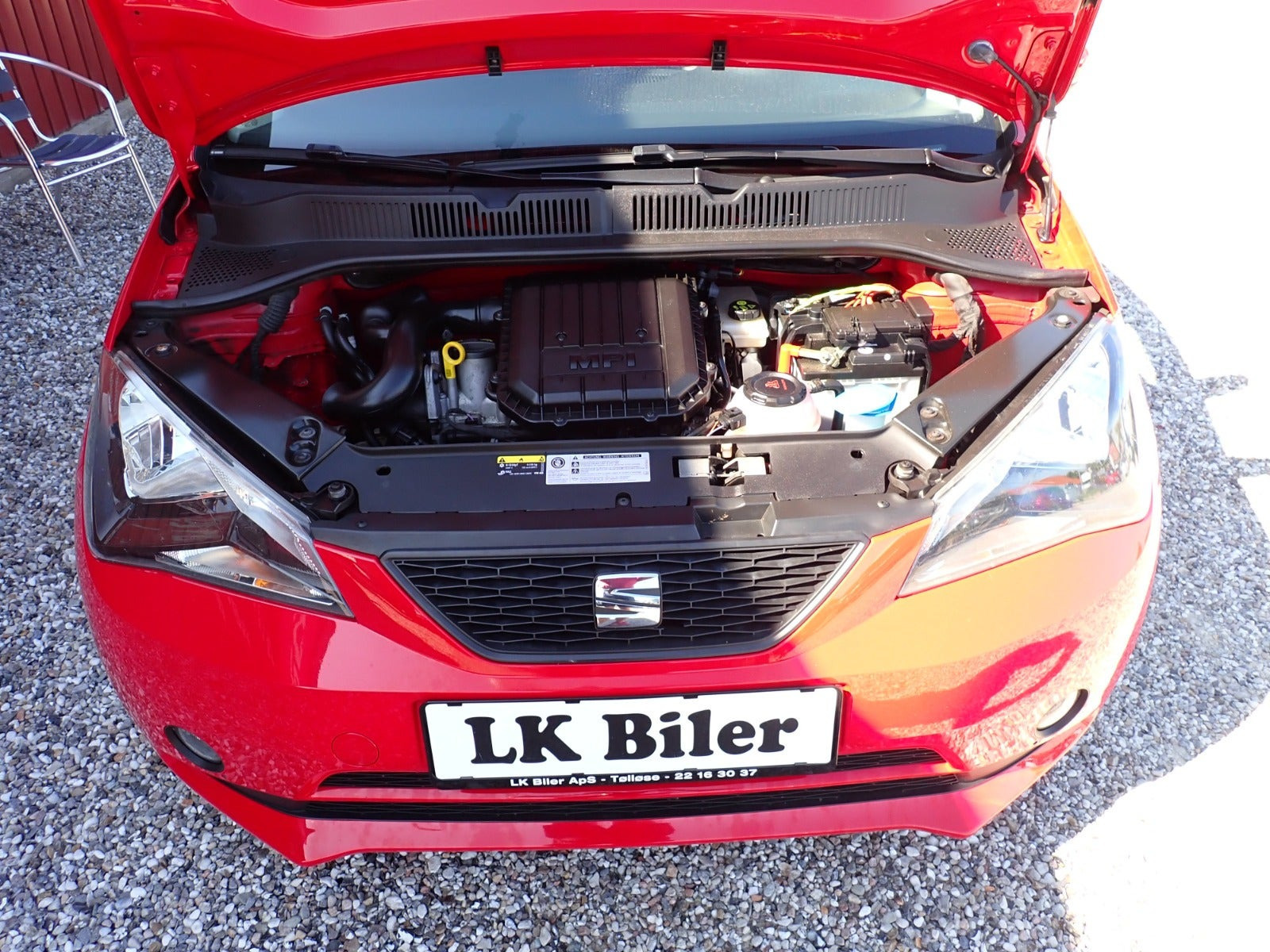 Rød Seat Mii fra 2019