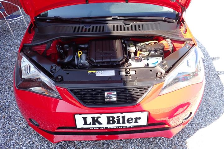 Rød Seat Mii fra 2019