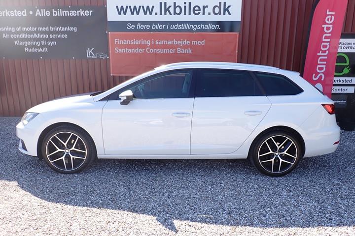 Hvid Seat Leon fra 2017