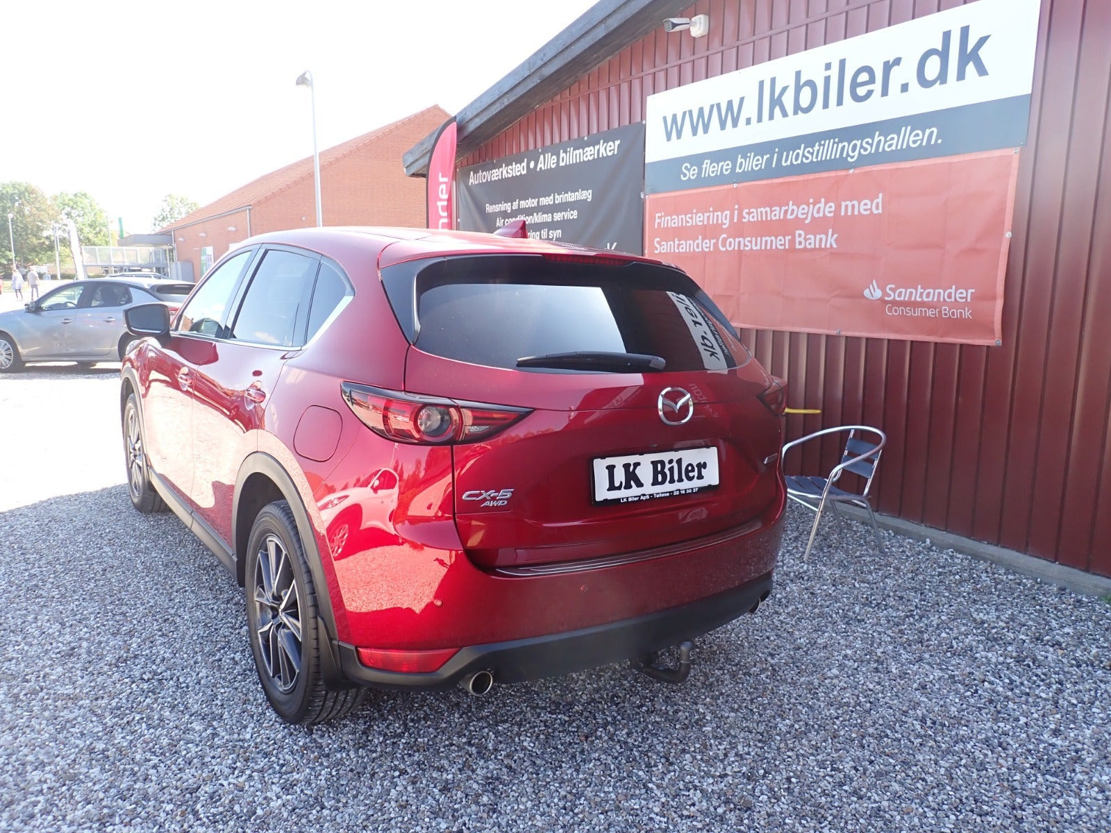 Rød Mazda CX-5 fra 2017