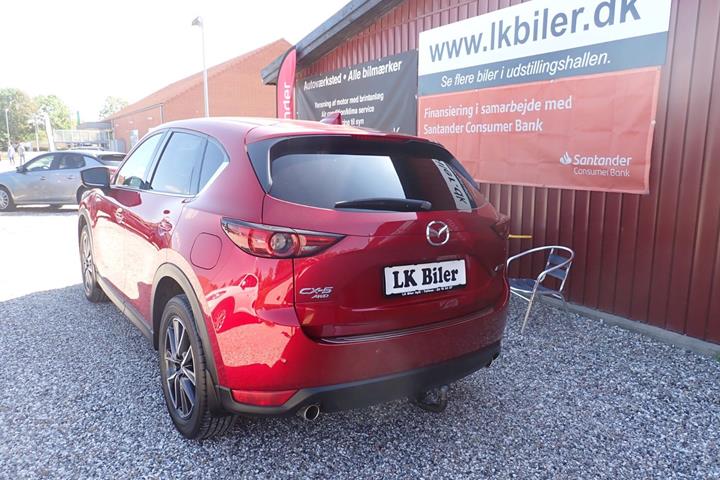 Rød Mazda CX-5 fra 2017