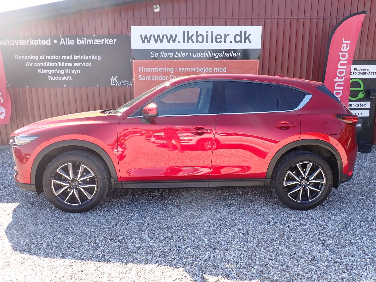 Rød Mazda CX-5 fra 2017
