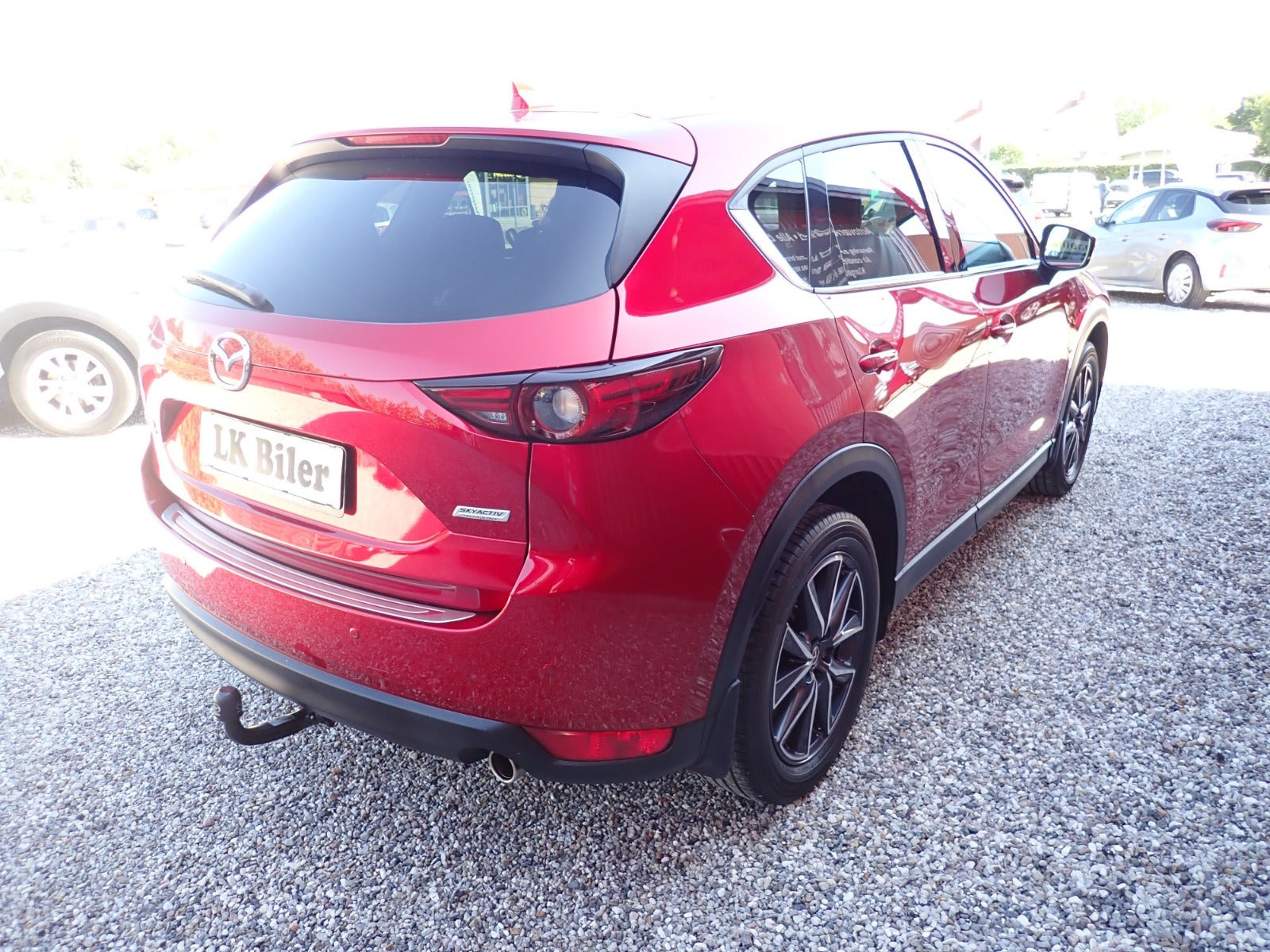 Rød Mazda CX-5 fra 2017