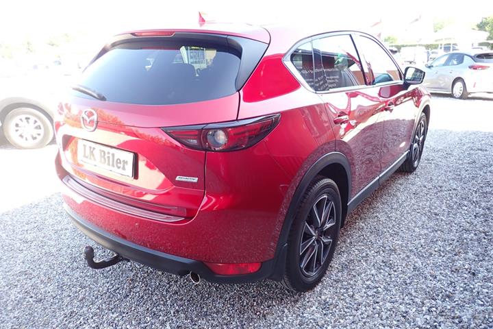 Rød Mazda CX-5 fra 2017