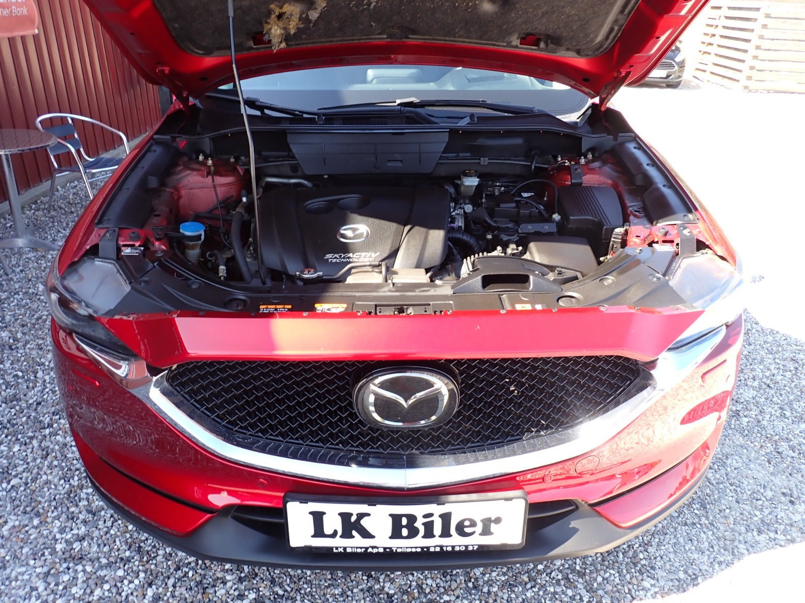 Rød Mazda CX-5 fra 2017