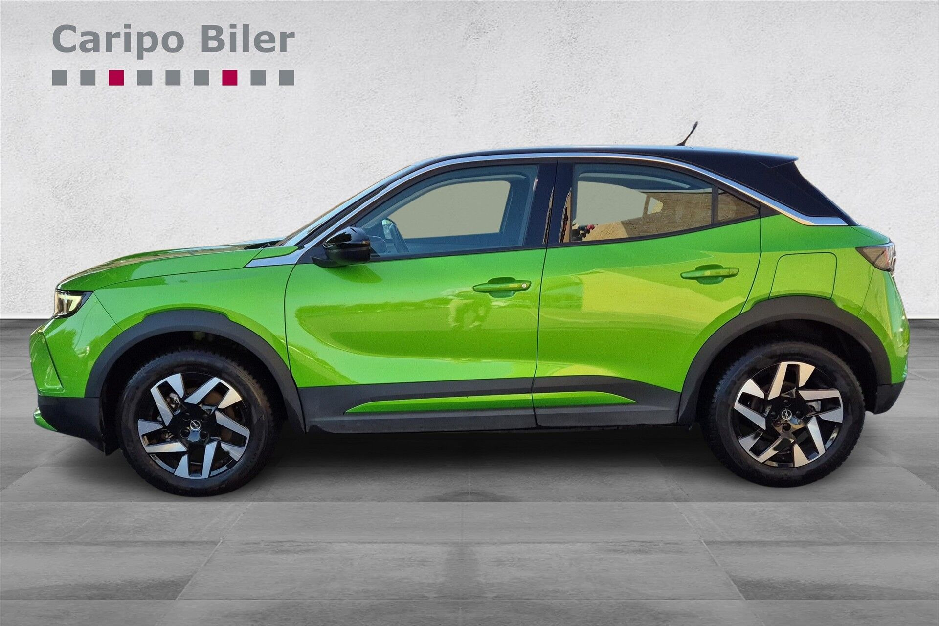 Grøn Opel Mokka-e fra 2023