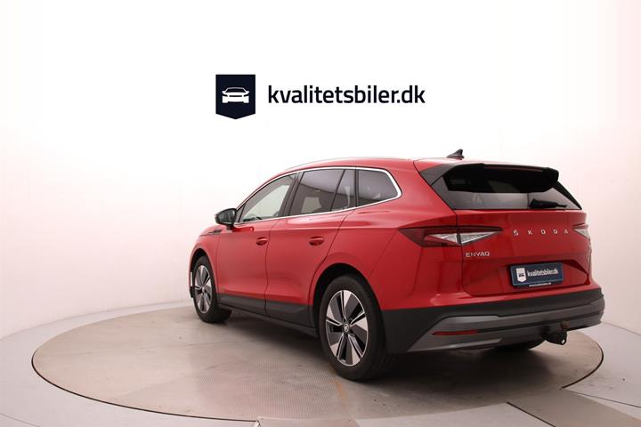 Rød Skoda Enyaq fra 2023