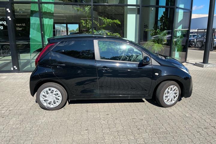 Sort Toyota Aygo fra 2020