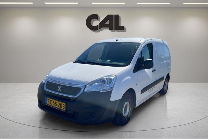 Hvid Peugeot Partner fra 2018